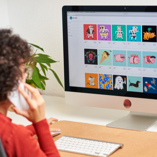 Köp NFT på populära NFT marknadsplatser på blockkedjan Ethereum